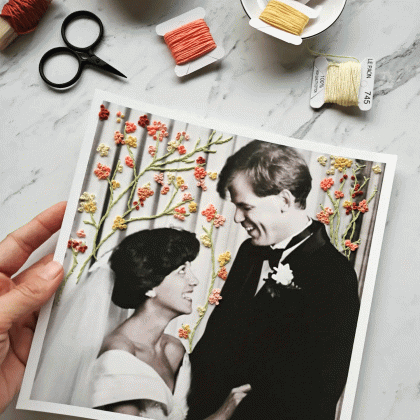 floral-background-embroidery-on-paper-vintage-photo